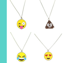 Wholesale OEM/ODM Silver Plated Enamel Emoji Face Charms